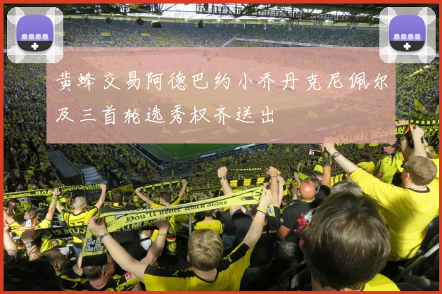 黄蜂交易阿德巴约小乔丹克尼佩尔及三首轮选秀权齐送出